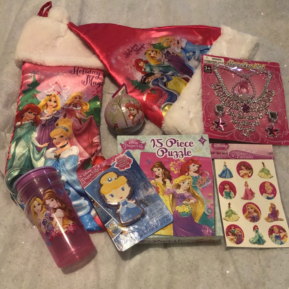Disney Princess Stocking and Hat